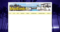Desktop Screenshot of mauicondo4u.com